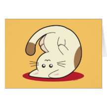Umgedrehte Katze Karte