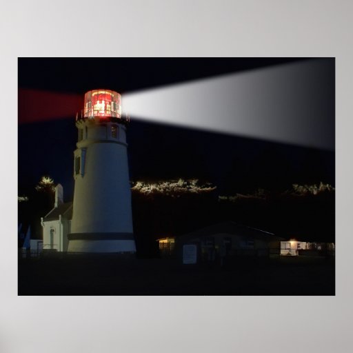 UMPQUA FLUSS-LEUCHTTURM POSTER