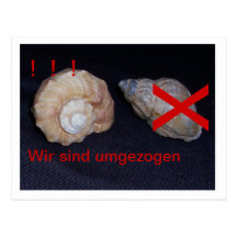 umzug -text einsetzen postkarte