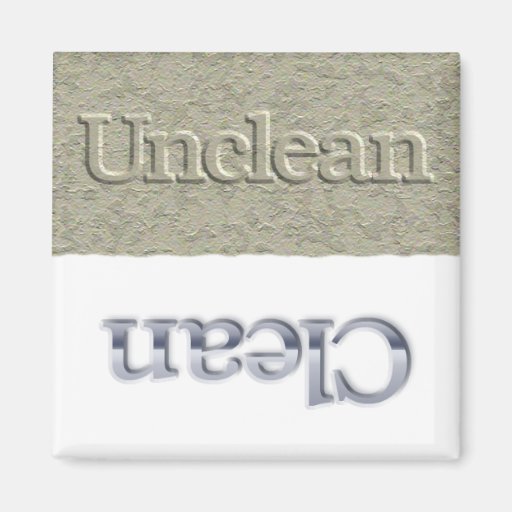 Un/Clean Spülmaschinenmagnet Kühlschrankmagnete