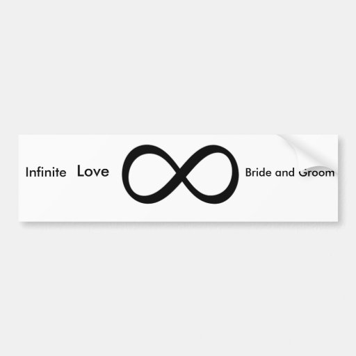 Unbegrenzte Liebe Autosticker