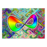 Unbegrenzte Regenbogen-Visitenkarte
