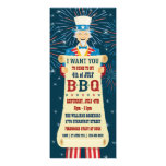 Uncle Sam BBQ Invitation einladungen