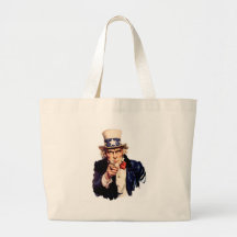 Uncle Sam Will Sie! Einkaufstasche