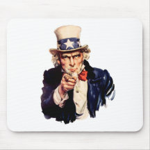 Uncle Sam Will Sie! Mauspads