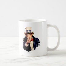 Uncle Sam Will Sie! Tasse