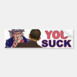 Uncle Sam Zu Obama Auto Sticker