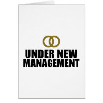 Under New Management Wedding karten