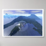 Unfertiges Paradies-Digital-Kunst-Plakat - B.Crisp