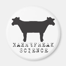Ungewöhnliche Wissenschafts-Kuh Magnete