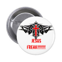 UNGEWÖHNLICHER KNOPF JESUSS ANSTECKNADELBUTTONS