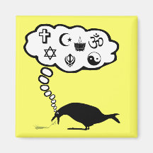 Unglaublich witzig Atheist Kühlschrankmagnet