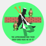 Unglaublich witzig Iren Runde Sticker