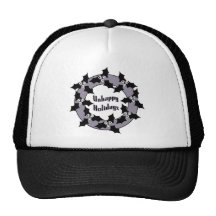 Unglücklicher Feiertags-Kranz Baseball Caps