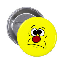 Unglückliches Gesicht: Heute gerade nicht ist mein Anstecknadelbuttons