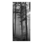 UNHEIMLICHES BAUM- DES WALDESBlätter B&W Werbekarte