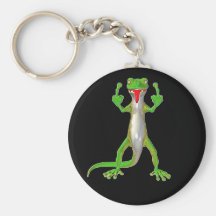 Unhöfliche Gecko-Eidechse Schlüsselbänder