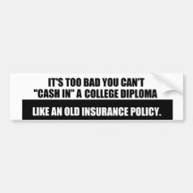 Uni-Diplomaufkleber Auto Sticker