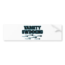 Uni-Schwimmen autoaufkleber
