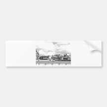 Uni Skyline Autoaufkleber