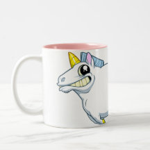 Unicorn-Furz-Becher Tee Tassen