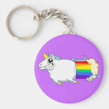 Unicorn-Furzen Keychain Schlüsselband