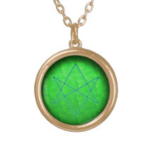 unicursal Hexagram (Erde) Amulett