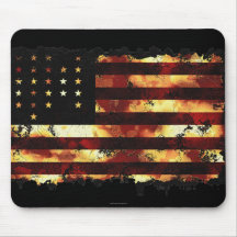 Union Flag, Civil War, Stars and Stripes, USA Mousepad