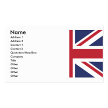 UNION_JACK (1/2) VISITENKARTENVORLAGEN