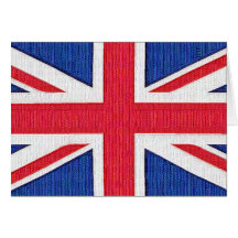 Union Jack - Flagge des Vereinigten Königreichs Karte
