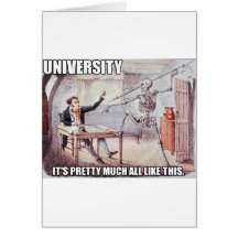 Universität Grußkarte