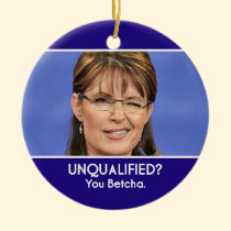 Unqualifizierte Verzierung Sarahs Palin ornaments