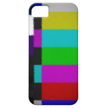 Unscharfer Fernsehtest-Schirm iPhone Kasten iPhone 5 Etuis