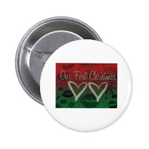 UNSER ERSTES WEIHNACHTEN ANSTECKNADELBUTTON