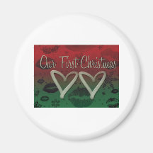 UNSER ERSTES WEIHNACHTEN KÜHLSCHRANKMAGNET