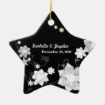 Unser erstes Weihnachtswinter-Hochzeits-Paar-Anden Weihnachtsbaum Ornamente