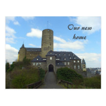 Unser neues Zuhause - wir haben Schlosskarten bewe Postkarten