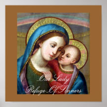 UNSERE DAME REFUGE OF SINNERS POSTER