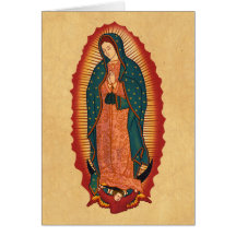 Unsere Dame von Guadalupe Grußkarten