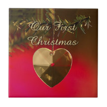 Unsere erste Weihnachtsfliese Trivet