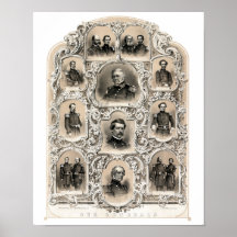 Unsere Generäle -- Gewerkschafts-ziviler Krieg Poster