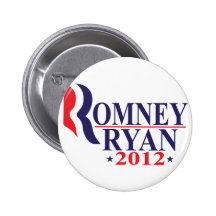 Unsere Wahl: Romney/Knopf Ryans Pinback Buttons