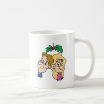 Unter dem Mistelzweig-Becher Kaffeetassen