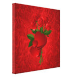 Unterbewusste Rosen wickelten Leinwand ein Gespannter Galerie Druck
