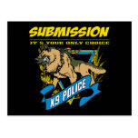 Unterordnung der Polizei-K9 Postkarten