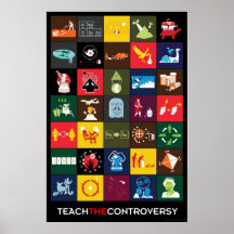 Unterrichten Sie das Kontroversen-Plakat