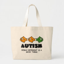 Unterschiedlich sein - Autismusentwurf Einkaufstasche