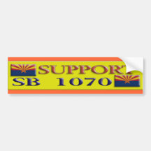 Unterstützungs-SB 1070 Auto Aufkleber