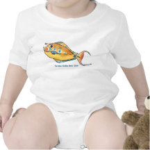 Unterwasseratemgerät Duba Doo Doo lustiger Säuglin Tshirt
