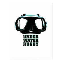 UnterwasserRugby-Postkarte